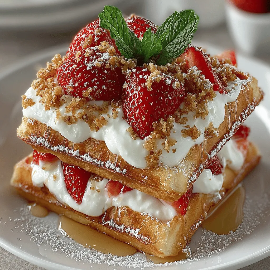 When it comes to brunch or dessert options that are both indulgent and nutritious, few dishes can rival the delightful allure of Strawberry Bliss Waffle Stacks. This recipe combines the classic charm of homemade waffles with the fresh, vibrant flavors of strawberries and the creamy goodness of Greek yogurt. Whether you’re planning a weekend brunch with friends, a family gathering, or a special treat to enjoy on a lazy afternoon, these waffle stacks are sure to impress both the palate and the eyes.