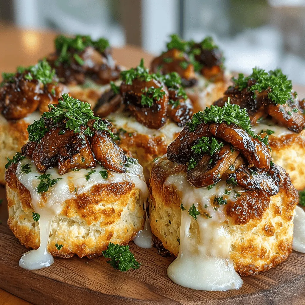 When it comes to bite-sized appetizers that pack a punch in flavor and texture, Mini Mushroom Ricotta Biscuit Melts stand out as a delightful choice. This recipe artfully combines the earthy, umami notes of mushrooms with the creamy richness of ricotta cheese, all enveloped in a tender biscuit that is both flaky and satisfying. Whether you're hosting a gathering or simply looking for a comforting snack, these biscuit melts are sure to impress your guests and elevate any occasion.