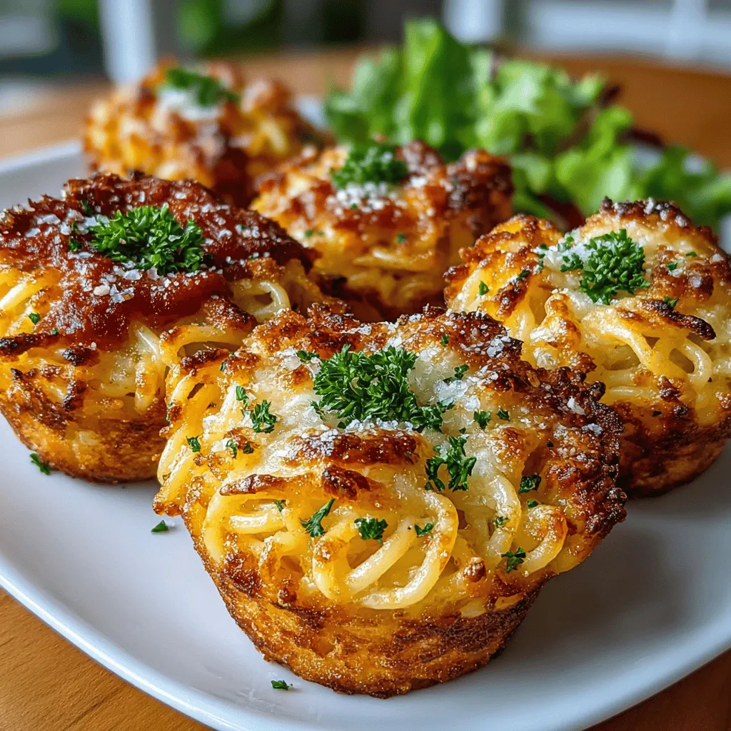 To create the perfect Mini Spaghetti Parmesan Cupcakes, it's essential to understand the role that each ingredient plays in the recipe. The foundation of this innovative dish is built upon a few key components, each contributing to the overall texture and flavor profile.