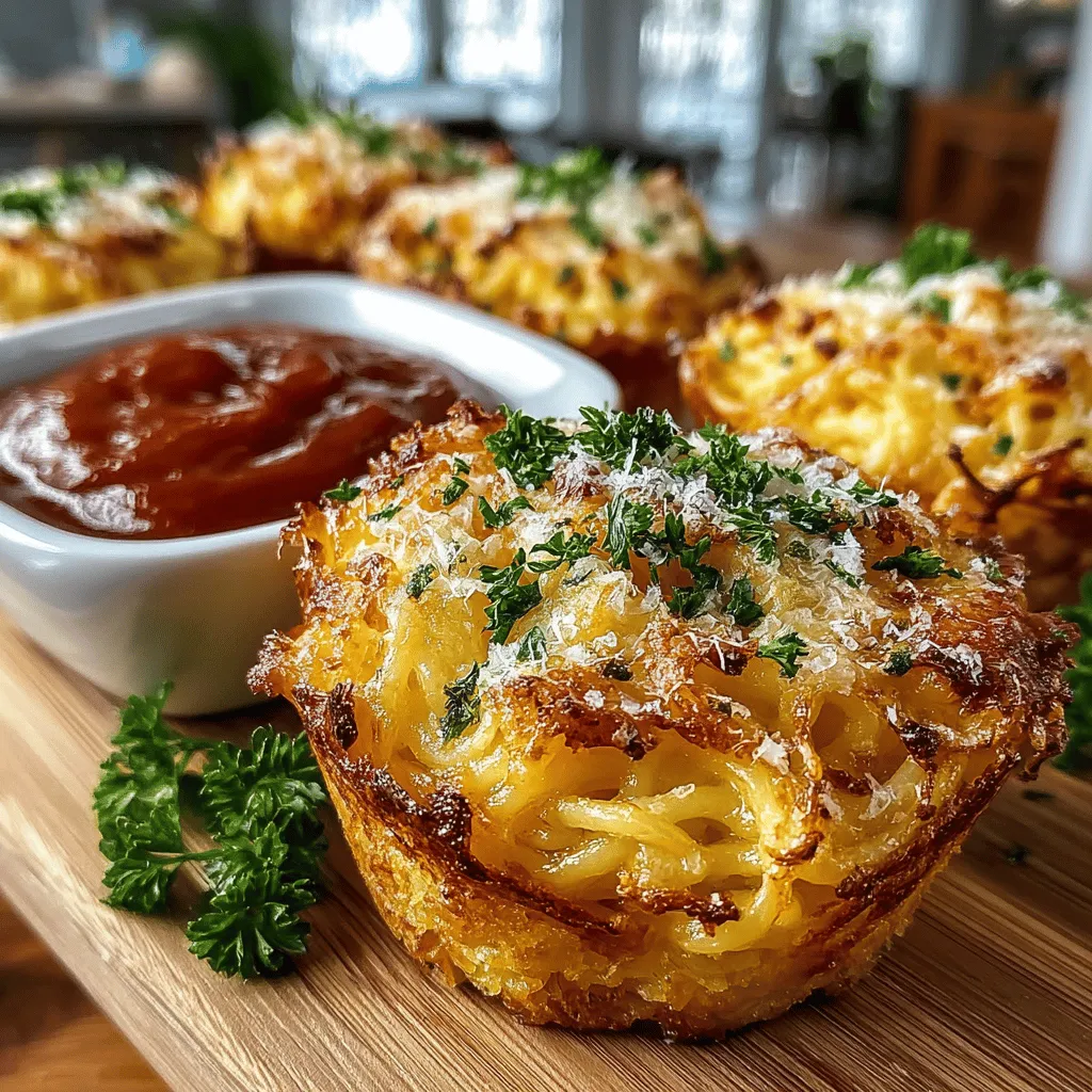 To create the perfect Mini Spaghetti Parmesan Cupcakes, it's essential to understand the role that each ingredient plays in the recipe. The foundation of this innovative dish is built upon a few key components, each contributing to the overall texture and flavor profile.