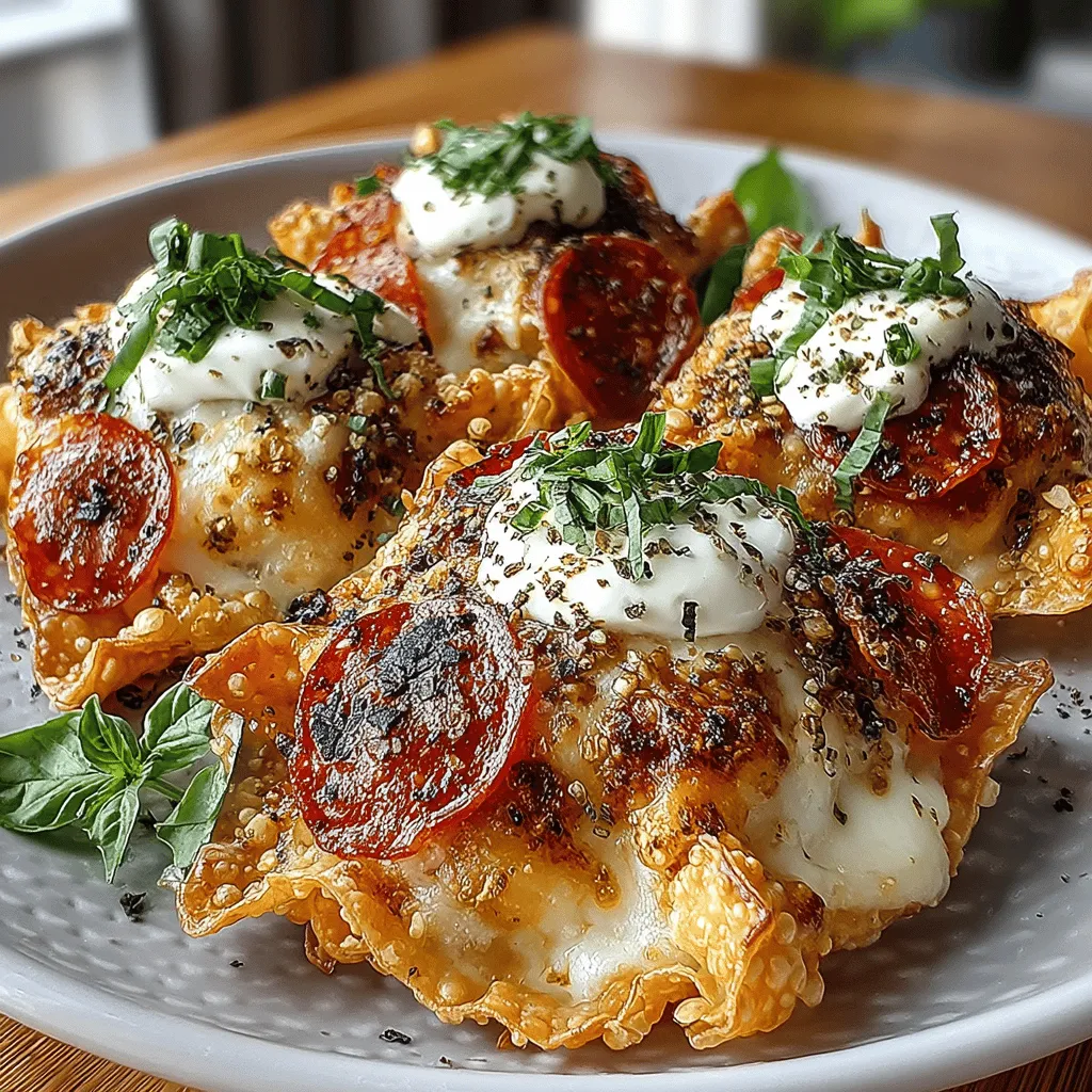 In the realm of culinary creativity, the fusion of classic flavors with innovative presentation often leads to delightful surprises. One such creation is the Mini Pizza Wonton Taco—a playful combination that reimagines traditional pizza in a bite-sized format. This recipe takes the beloved flavors of pizza and wraps them in crispy wonton shells, creating a unique dish that is both fun to eat and visually appealing. Whether you’re hosting a family gathering, throwing a party, or simply looking for a casual dinner option, Mini Pizza Wonton Tacos are sure to impress.