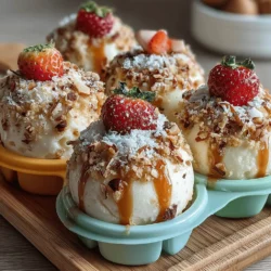 When it comes to satisfying a sweet tooth without the guilt, Coconut Bliss Frozen Yogurt Bites stand out as a delightful and healthful treat. This recipe combines the creamy goodness of Greek yogurt with the tropical flavor of coconut, creating a snack that is not only delicious but also packed with nutritional benefits. Whether you’re looking for a refreshing afternoon pick-me-up or a light dessert to enjoy after dinner, these frozen yogurt bites are the perfect solution.