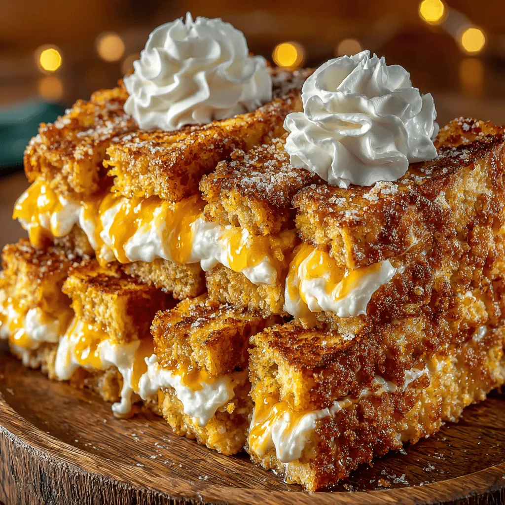 At its core, Pumpkin Pie Toast Sticks combine thick slices of bread with a rich, spiced pumpkin mixture, creating a delicious and satisfying snack. The contrast of the crispy exterior with the soft, flavorful filling makes each bite a delightful experience. This dish is not only a fantastic way to use seasonal ingredients, but it also provides versatility that suits various occasions, from casual family breakfasts to elegant holiday brunches.