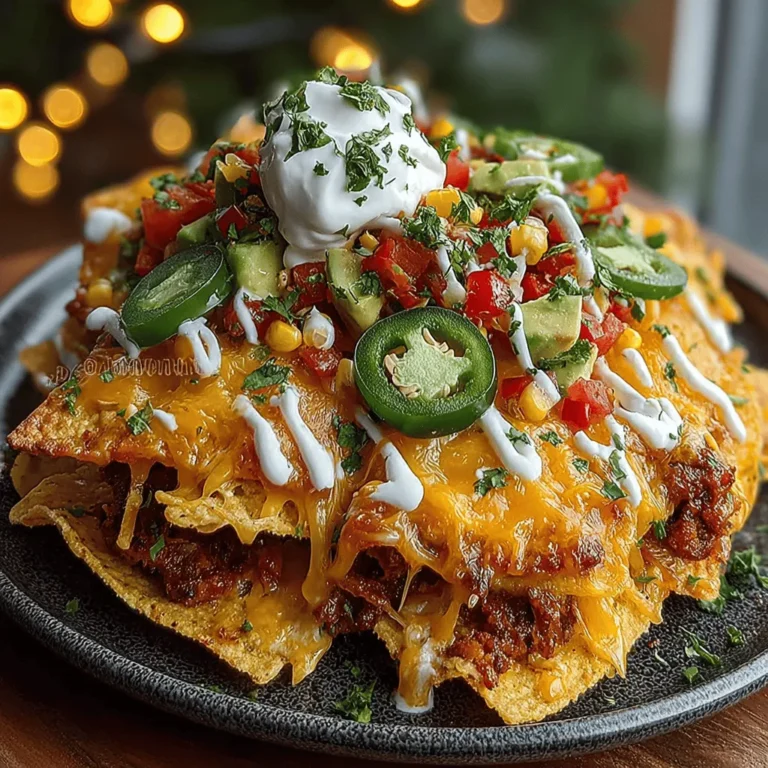 As the leaves begin to change and a crispness fills the air, autumn invites us to savor the comforting flavors of the season. What better way to relish this time of year than with a delightful recipe that encapsulates fall’s essence? Introducing Crunchy Autumn Nachos with Sweet Corn Salsa—a dish that marries the warmth of hearty chili, the satisfying crunch of tortilla chips, and the vibrant freshness of sweet corn salsa. Perfect for cozy gatherings with friends or a festive family dinner, this recipe not only warms the soul but also brings everyone together around the table.