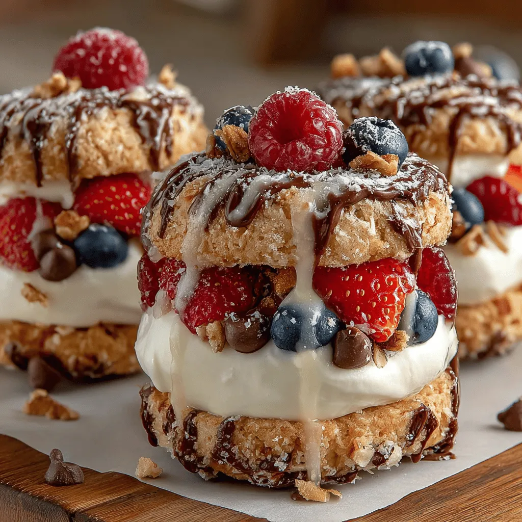 To truly appreciate the Frosty Yogurt Delight Cookie Sandwich Clusters, it’s essential to understand the key ingredients that make this dessert a standout choice. Each component has been carefully selected to enhance both flavor and nutrition.