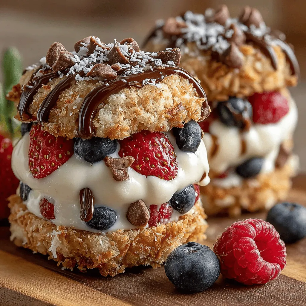 To truly appreciate the Frosty Yogurt Delight Cookie Sandwich Clusters, it’s essential to understand the key ingredients that make this dessert a standout choice. Each component has been carefully selected to enhance both flavor and nutrition.
