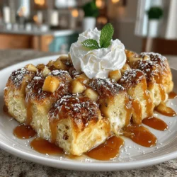 When it comes to brunch recipes that capture the essence of comfort and indulgence, few dishes can compete with the Apple Cinnamon Croissant Bake. This delightful creation marries the flaky goodness of buttery croissants with the warm, spiced flavors of cinnamon and sweet, juicy apples. The result is a dish that serves as both a breakfast showstopper and a dessert sensation, perfect for any gathering or special occasion.
