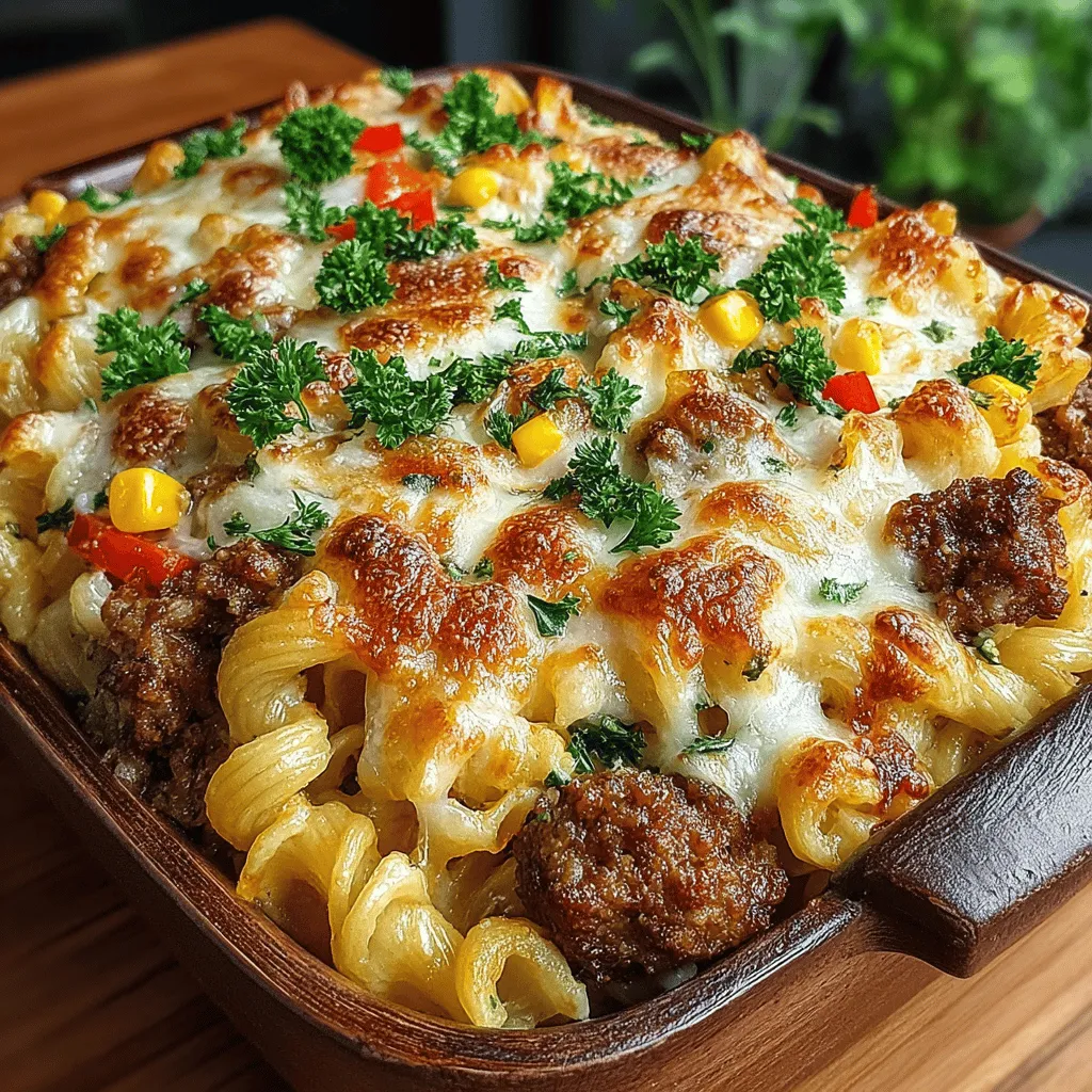 When it comes to comfort food, few dishes can rival the indulgent warmth and satisfying flavors of a Cheesy Ground Turkey Casserole. This hearty meal combines the lean goodness of ground turkey with al dente pasta, a medley of colorful vegetables, and a generous layer of gooey cheese that melts to perfection. Ideal for busy weeknights or family gatherings, this casserole not only pleases the palate but also nourishes the body, making it a go-to recipe for health-conscious families.