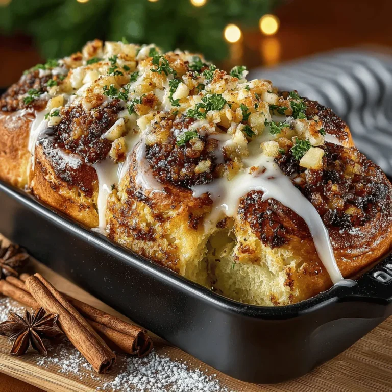 Apple Pie Cinnamon Rolls are a delightful fusion of two beloved desserts that elevate any breakfast or brunch experience. Imagine the warm, comforting flavors of freshly baked cinnamon rolls combined with the sweet and tart notes of a classic apple pie. This indulgent treat is not just a feast for the palate but also a visual delight, making it perfect for gatherings, holiday breakfasts, or even a cozy weekend treat. As you savor each bite, you’ll find yourself immersed in the rich flavors and textures that these cinnamon rolls offer, reminiscent of comforting family traditions and cherished moments around the dinner table.