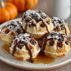 As the leaves begin to change and the air turns crisp, there's something undeniably comforting about the flavors of fall. One delightful way to celebrate this season is with Mini Pumpkin Chocolate Waffle Bites. These tiny treats combine the rich, earthy taste of pumpkin with the indulgent sweetness of chocolate, creating an irresistible snack that can be enjoyed any time of day. Whether you're looking for a cozy breakfast option, a sweet dessert, or a simple afternoon snack, these waffle bites are sure to satisfy your cravings and warm your heart.