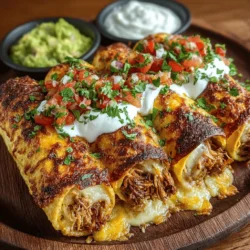 Crunchy Fiesta Baked Chicken Taquitos are the ultimate combination of flavor and convenience, making them an irresistible choice for any occasion. Whether you’re hosting a game day gathering, preparing a family meal, or simply craving a delicious snack, these taquitos are sure to impress. Their crispy exterior and savory filling create a delightful contrast that leaves you wanting more. With a unique blend of spices and cheeses, these taquitos bring a fiesta of flavors that will tantalize your taste buds and elevate your dining experience.