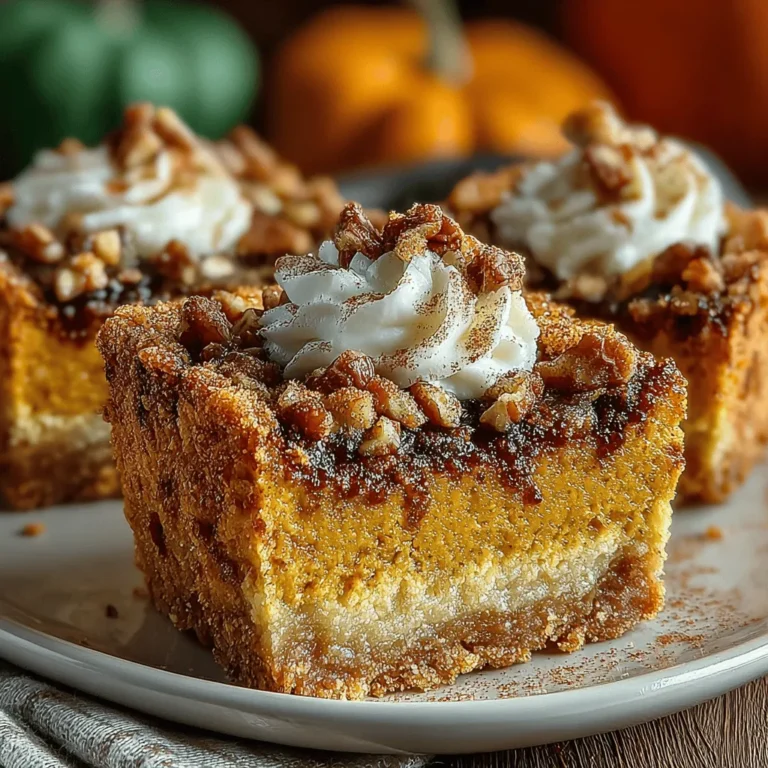 As the leaves turn vibrant shades of orange and gold and the air becomes crisp, the aroma of pumpkin desserts begins to fill homes across the country. Pumpkin is a quintessential flavor of the fall season, often associated with Thanksgiving and harvest festivals. From creamy pumpkin pies to spiced pumpkin lattes, this versatile ingredient captures the essence of autumn. Among the array of pumpkin treats, Harvest Pumpkin Pie Bars stand out as a delightful twist on the classic pumpkin pie, offering a perfect blend of flavors and textures that make them a favorite for gatherings and celebrations.