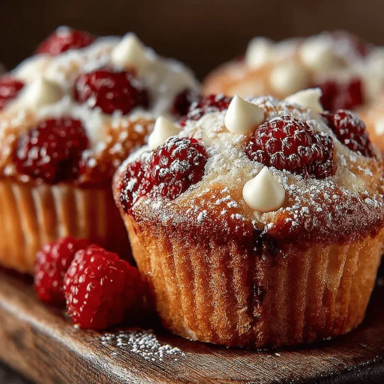 Homemade muffins have a special place in the hearts (and kitchens) of many, serving as a comforting treat that can be enjoyed at any time of day. Whether as a quick breakfast on a busy morning, a delightful addition to a weekend brunch, or a satisfying sweet snack, muffins are wonderfully versatile. Among the myriad of flavor combinations, Raspberry White Chocolate Muffins stand out, offering a delightful contrast between the tartness of fresh raspberries and the creamy sweetness of white chocolate. This recipe not only tantalizes the taste buds but also fills your kitchen with an inviting aroma that beckons everyone to gather around the table.