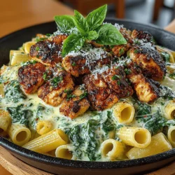 One-Pan Creamy Chicken & Spinach Pasta: A Flavorful Journey
