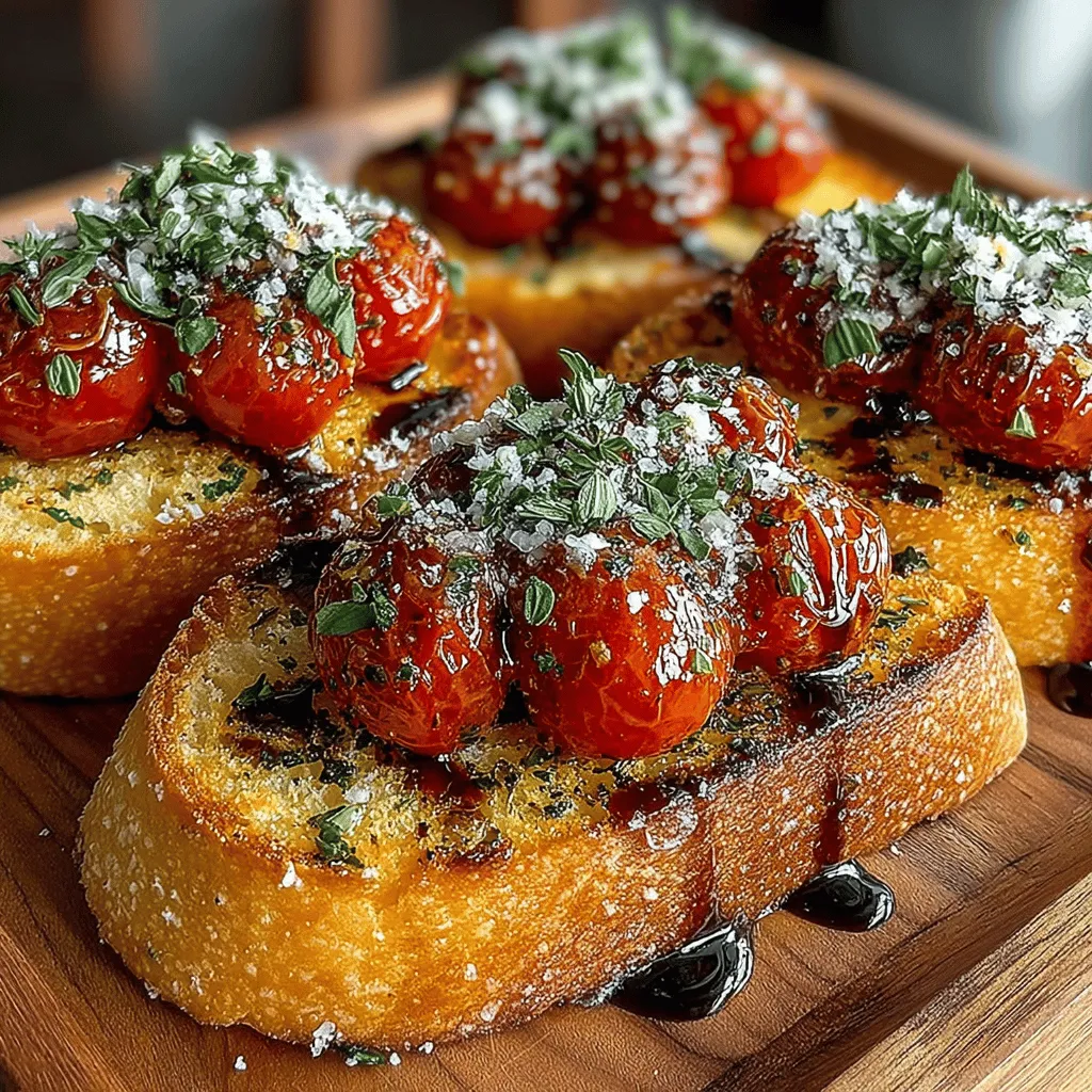 Bruschetta, a quintessential Italian appetizer, has captured the hearts and palates of food lovers around the world. Originating from the beautiful landscapes of Italy, this dish is as versatile as it is delicious. Traditionally, bruschetta features toasted bread topped with a variety of fresh ingredients, but the classic roasted tomato variation stands out for its simplicity and flavor. The essence of this dish lies in the quality of the ingredients, making each bite a celebration of fresh produce and aromatic herbs.