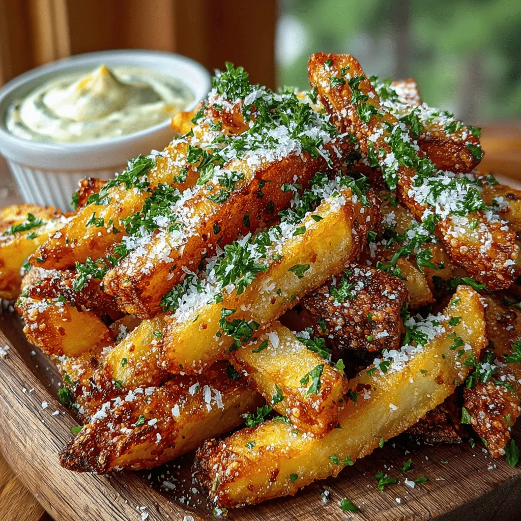 There's something truly magical about the aroma of freshly baked fries wafting through your kitchen. The sensation of biting into a perfectly crispy fry, golden and seasoned to perfection, is a culinary experience that many cherish. Homemade fries offer not only the joy of creating a delicious snack but also the satisfaction that comes from using quality ingredients and crafting something from scratch. Today, we’re elevating the classic fry to gourmet status with the addition of garlic and Parmesan, turning a simple side dish into a flavorful sensation that you can easily whip up at home.