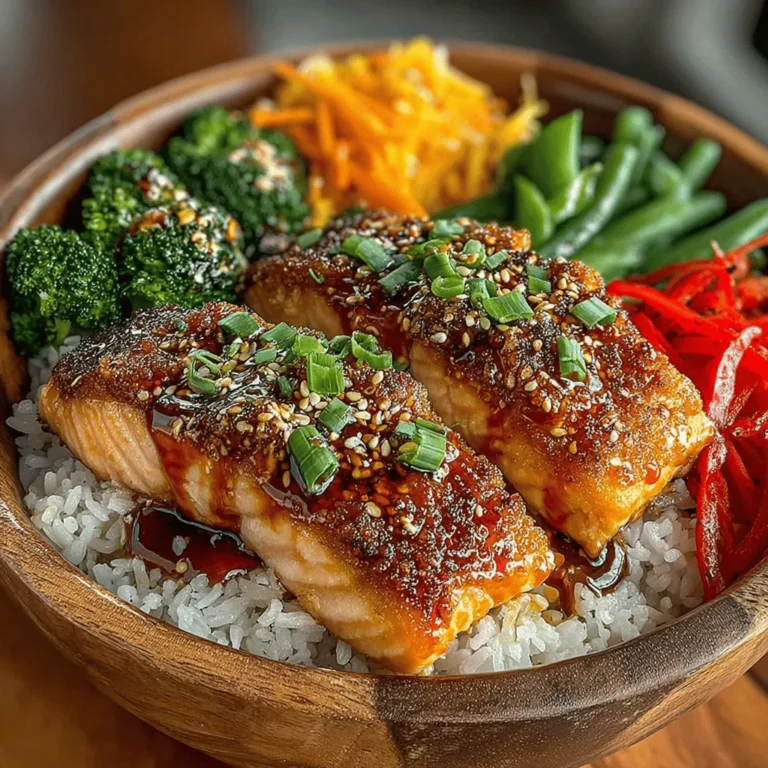 Cooking vibrant vegetables is a crucial component in building the perfect Teriyaki Bliss Salmon Bowl. Not only do they add essential nutrients, but they also contribute to the dish’s visual appeal. Maintaining crispness and color in your vegetables ensures that they provide texture and freshness to the overall bowl.