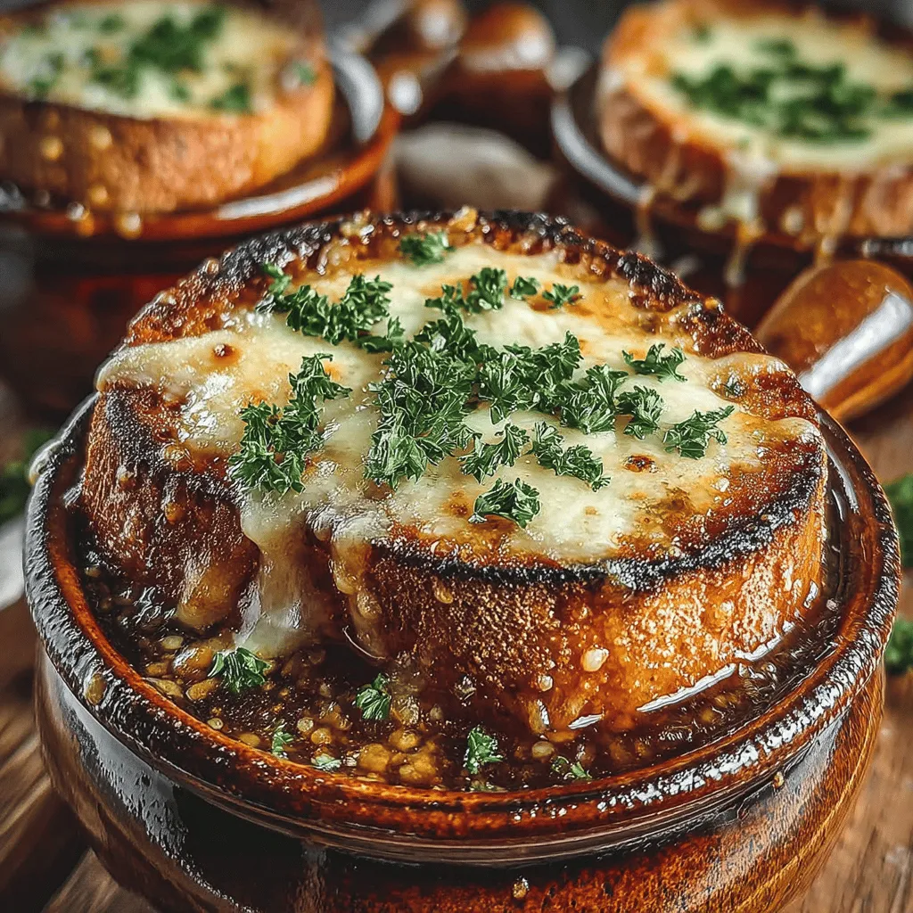 French onion soup is more than just a dish; it’s a warm embrace in a bowl, a comforting classic that has graced tables for centuries. This beloved French staple is renowned for its rich, savory profiles that bring together the sweetness of caramelized onions, the depth of a robust broth, and the indulgence of gooey melted cheese. Originating from the rustic kitchens of France, French onion soup has transcended borders and become a cherished favorite across the globe. The alluring aroma of slow-cooked onions, combined with the inviting golden crust of melted Gruyère cheese, makes this dish a perfect choice for those chilly evenings or a delightful starter for any elegant dinner.