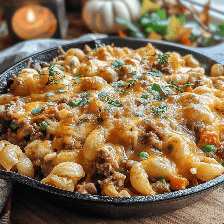 As the crisp autumn air sweeps in and leaves begin to paint the landscape with hues of red and gold, there's nothing quite like the comfort of a warm, hearty meal to embrace the season. Our One-Pan Cheesy Beef Casserole is the perfect dish for those cozy nights when all you want is a delicious, satisfying dinner that requires minimal cleanup.